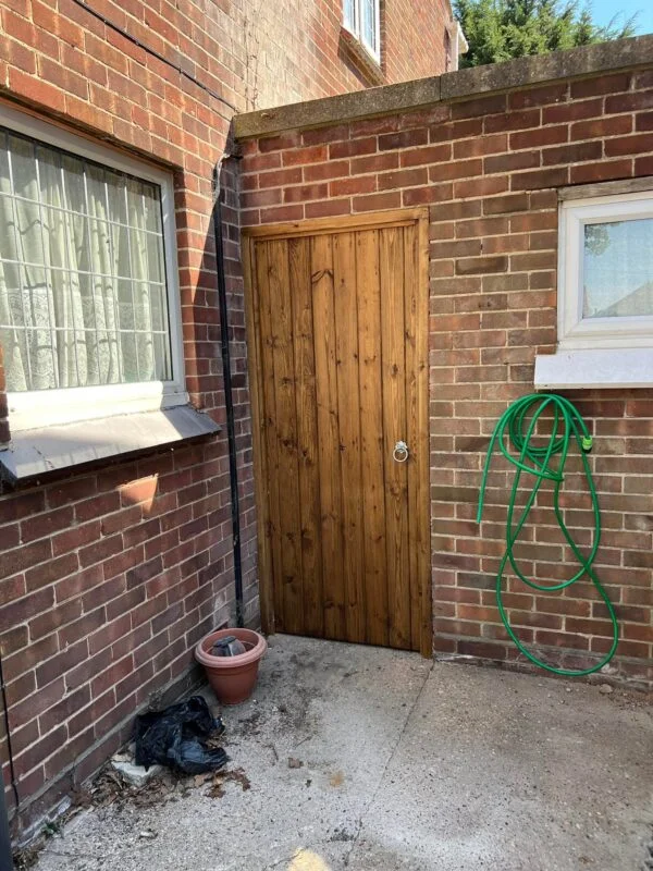 wooden gates