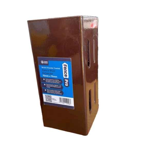 Fence Post Extender 75mm x 75mm (brown)