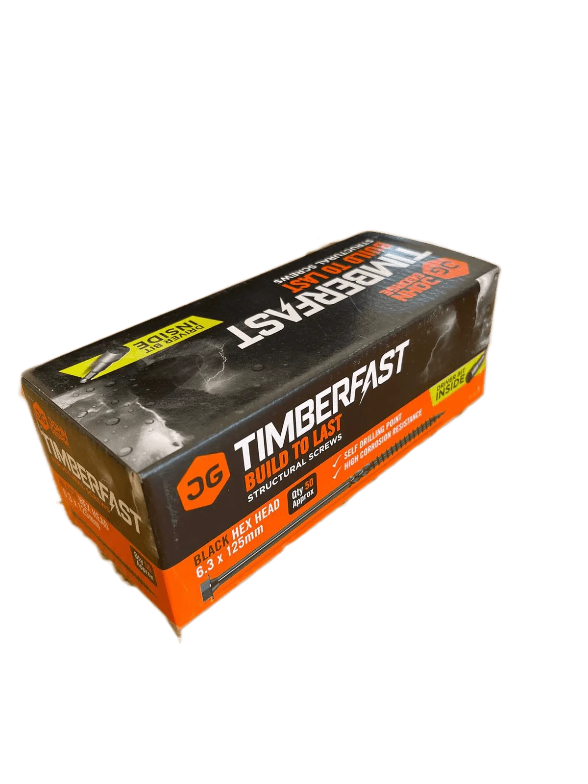 Timber Fast Structural Screws (6.3 x 125mm) Box of 50